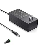 JOVNO 5V Power Supply 5A 25W AC/DC Adapter LED Driver 100-240V AC to DC 5 Volt 5amp 4.5A 4A 3.5A 3A Converter Transformer 5.5x2.5mm Tip for WS2811 SK6812 WS2813 LED Strip Security Camera
