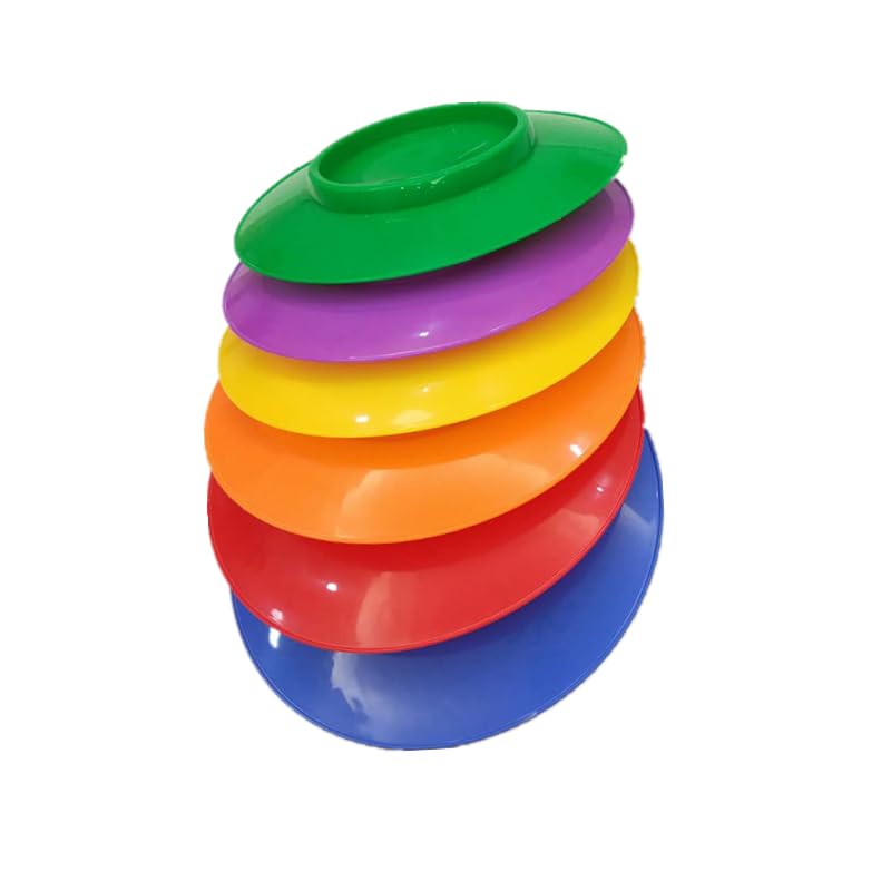 Jongleerset 6 Draaiende Platen en 12 Stokjes Circus Jongleerspel Evenwicht Vaardigheden Speelgoed Jongleren Prestaties Rekwisieten Clown Circus Kleuren voor Kinderen (Kleurrijk Jongleerset 6 Draaiende Platen en 12 Stokjes Circus Jongleerspel Evenwicht Vaardigheden Speelgoed Jongleren Prestaties Rekwisieten Clown Circus Kleuren voor Kinderen (Kleurrijk