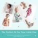 Posh Peanut Convertible Baby Sleepers - Girls Footless Baby Pajamas with 2 Way Zipper for Easy Diaper Changes