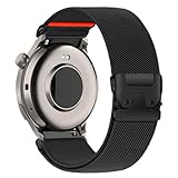 PaceBid 22mm Nylon Cinturino per Amazfit Balance 2/Balance/Bip 6/Bip 5/Cheetah Pro, Elastica Intrecciato Cinturini per Amazfit GTR 4/3 Pro/3/GTR 2e/GTR 47mm/Stratos 3/2/T-Rex 3 Pro 48mm - Nero