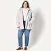 Amazon Essentials Women's Women's Regular-Fit Lightweight Waterproof Long Hooded Rain Jacket, Eggshell White, X-Large