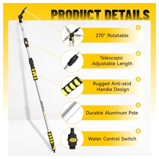 POOPLE 12ft Telescoping Gutter Cleaner Tool