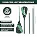HUIIKE Paddle Board Paddle 2-in-1 Aluminum Sup Paddleboard Oar & Kayak Detachable 4 Piece | Double Sided Sup Oar Adjustable for Stand Up Board | Packable Paddleboard Ore & Kayak for Paddleboarding