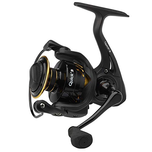 DAM Quick 3, Moulinet de Pêche, Moulinet à Tambour, Pêche Polyvalente, Moulinet à Grande Vitesse pour des Performances Douces et Puissantes, Unisexe, Noir, 2000