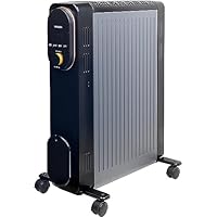 YAMAZEN 山善 オイルレスヒーター DOL-J12(BK) 2022モデル 0bb9c0bb14a8d0a4b54103616b0ab1