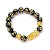Riiichflowshop Pixiu Bracelet Wealth Bracelet Bring Good Luck & Wealth Wealth Feng Shui Bracelets Lucky Amulet Jewelry to Men Women Alloy #3