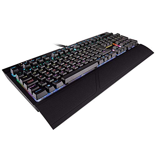 Corsair Strafe RGB MK.2 Silent Tastiera Meccanica Gaming, Cherry MX Silent, Retroilluminazione RGB Multicolore, Italiano QWERTY, Nero