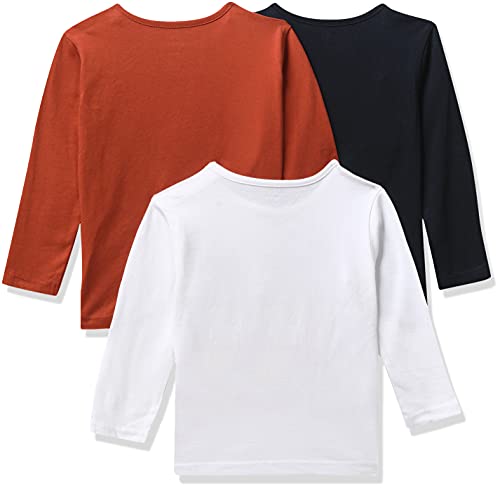 Image of Amazon Brand - Jam & Honey Baby Boy's Full Sleeves T-Shirt | 100% Cotton Printed Regular Fit T-Shirts | New Born Baby Clothes - 0 to 24 Months (Pack of 3)