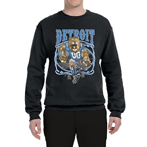 Wild Bobby Hometown City Detroit Fan | DET Fantasy Football Fan Pride Sports Crewneck Sweatshirt3