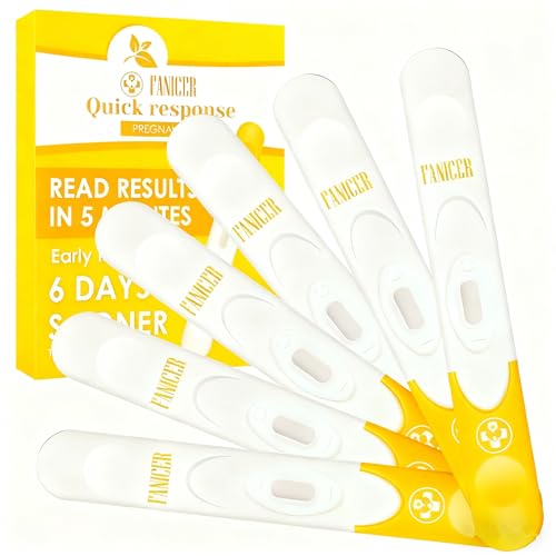 6 Piezas Prueba De Embarazo, Tira Reacctiva De Embarazo, Para DeteccióN Temprana De Embaraz, DeteccióN Ultra Temprana, FáCil Prueba Casera, Para Mujeres Necesitadas