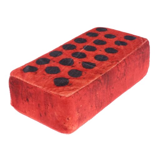 Foam Red Bricks：Multi-Functional Soft Plush and Foam Building Blocks for Kids and Adults Ideal Stress Relief Quiet Play Experience Perfect for Travel and Sensory Activities