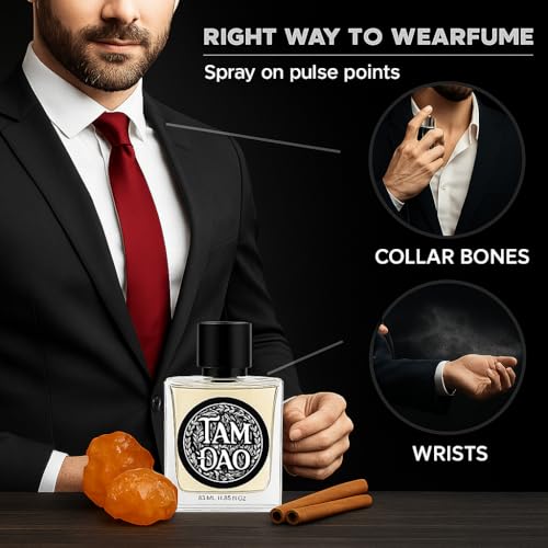 Image of Perfume - TAM DAO | Alcohol-Free Natural Cologne | Long-Lasting Fragrance for Men & Women | Citrus, Floral & Woody Notes | 50ML Each (Wood)