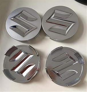 gangjianlan 4PCS 54mm Wheel Center Hub Caps Cover Rim Logo Badge Emblem Decals for Suzuki