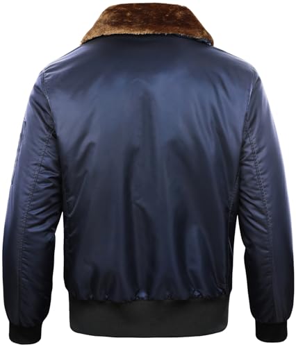 Image of PEGENO Men's Lightweight Bomber Jacket Windproof Jacket Waterproof Nylon Fabric