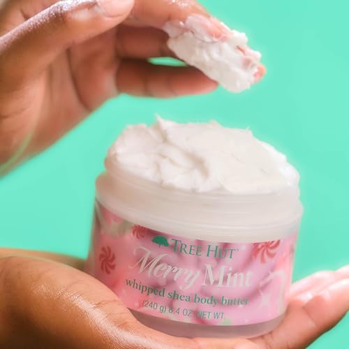 Tree Hut Merry Mint Whipped Shea Body Butter 8.4 oz — view 7
