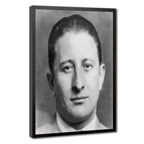 Toile Carlo Gambino 1937 WCYB avec cadre à suspendre compact pour décoration intérieure