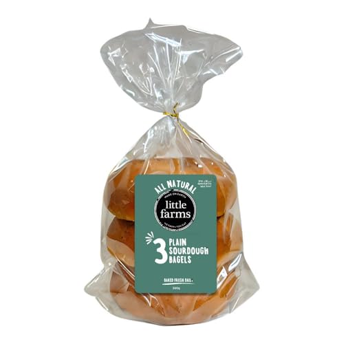 Starter Lab Sourdough Bagels - Plain 360g (3 per pack)