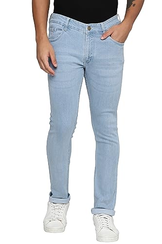 Image of Allen Cooper Relaxed Comfortable Mid Rise Denim Jeans for Men