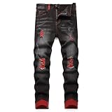 Picture of ZEESEN Jeans for Men Stretch Slim Fit Denim Comfort Flex Waist Colored Pants Strechy Regular Fit Tapered Leg(1385B-28)