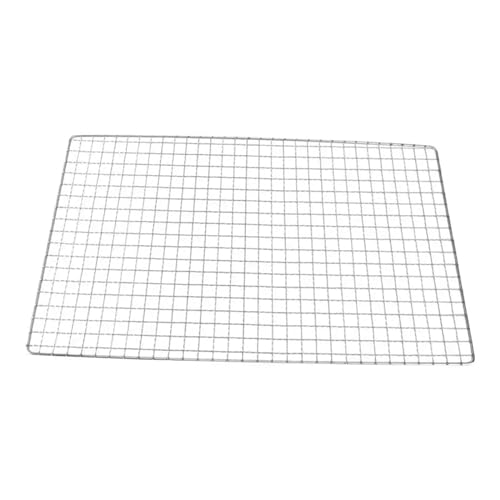 Malla para barbacoa antiadherente de 26x44cm con red de alambre tupido 2