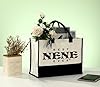 Canvas Bag for Nene, Best Nene Ever, Cotton Canvas Tote Bag, Mother's Day Gift for Nene, Nene Birthday Gift, Womens Weekend Bag, Reusable Grocery Bags for Picnic Shopping Holiday Camping, White, M #5