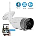 Produktbild Jennov 1080P Überwachungskamera Wlan HD Wireless IP Kamera Zwei-Wege-Audio 75° Sicherheitskamera mit Bewegungsmelder 16GB Micro SD-Karte und 18 IR LEDs Nachtsicht IP66 wasserdicht für Außen Haus Innen