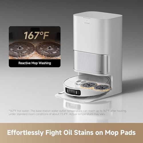 Image of DREAME L40s Ultra AE Robot Vacuum and Mop Combo, 19,000Pa Suction, Self Emptying Dust Box, Flexible Mop & 167℉ Self Cleaning Washboard, Diverse Brush Selection, All-in-One Station, Auto Refill