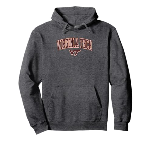 Virginia Tech Hokies Arch Over Officially Licensed Pullover Hoodie Small