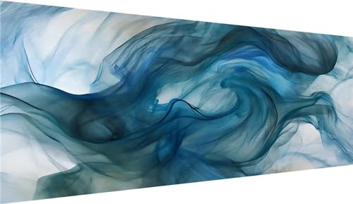 Peinture Diamant Adulte Bleu Abstrait : Votre Atelier Relaxation DIY