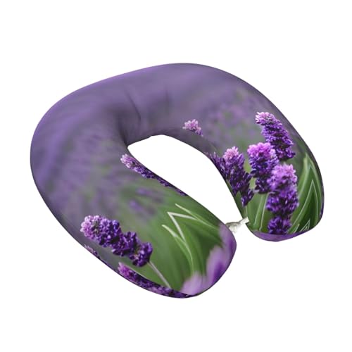 Almohada de viaje de poliéster negra cómoda miniatura 2