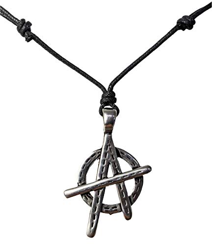 Preisvergleich Produktbild Doktor Hardstuff Kette mit Anarchie Symbol