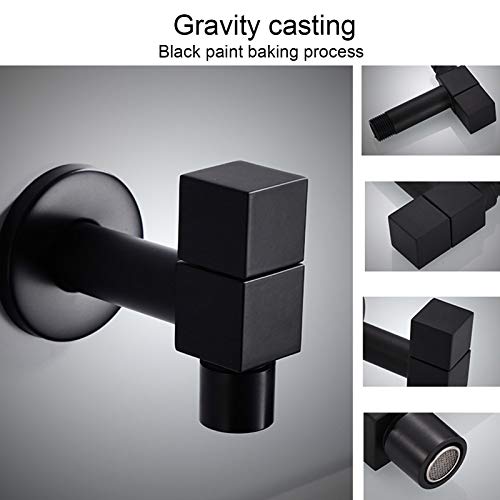 Torneira de água para pia, torneira de varanda de artesanato requintado, torneira única fria anti-co