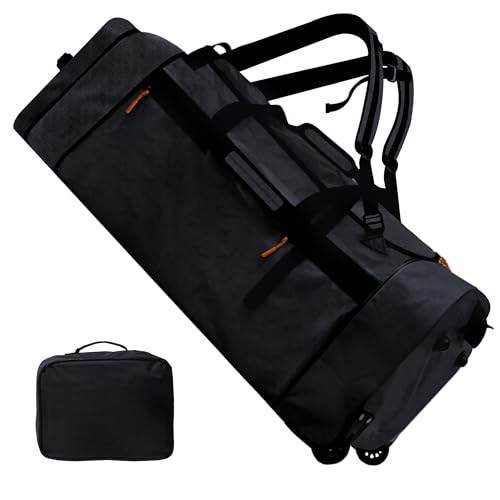 KHALOR 110L/120L Rolling Duffel Bag, Waterproof, 28