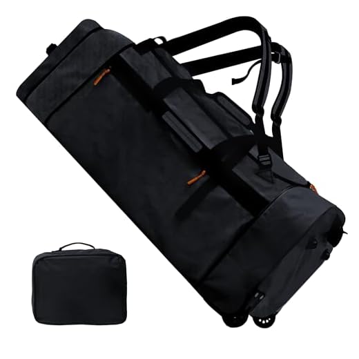 KHALOR Rolling Duffel Bag with Wheels
