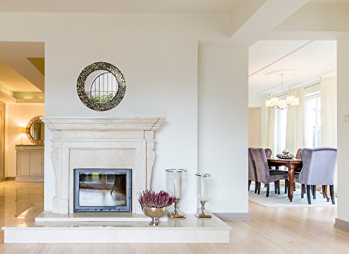 DecorShore-20-Jewel-Tone-Accent-Mirror-Round-Decorative-Wall-Mirror-wEmbossed-Glass-Mosaic-Tile-Frame-Fired-Gold 41r4LyQ8jEL