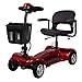 Price comparison product image Portable Mobility Scooter 4mph Class 2 Travel Pavement Fits in Most Car Boots 4 (Red)