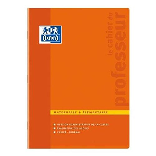 OXFORD Lot de 3 Cahiers professeurs MARTERNELLE & ELEMENTAIRE 24x32 cm 100 pages