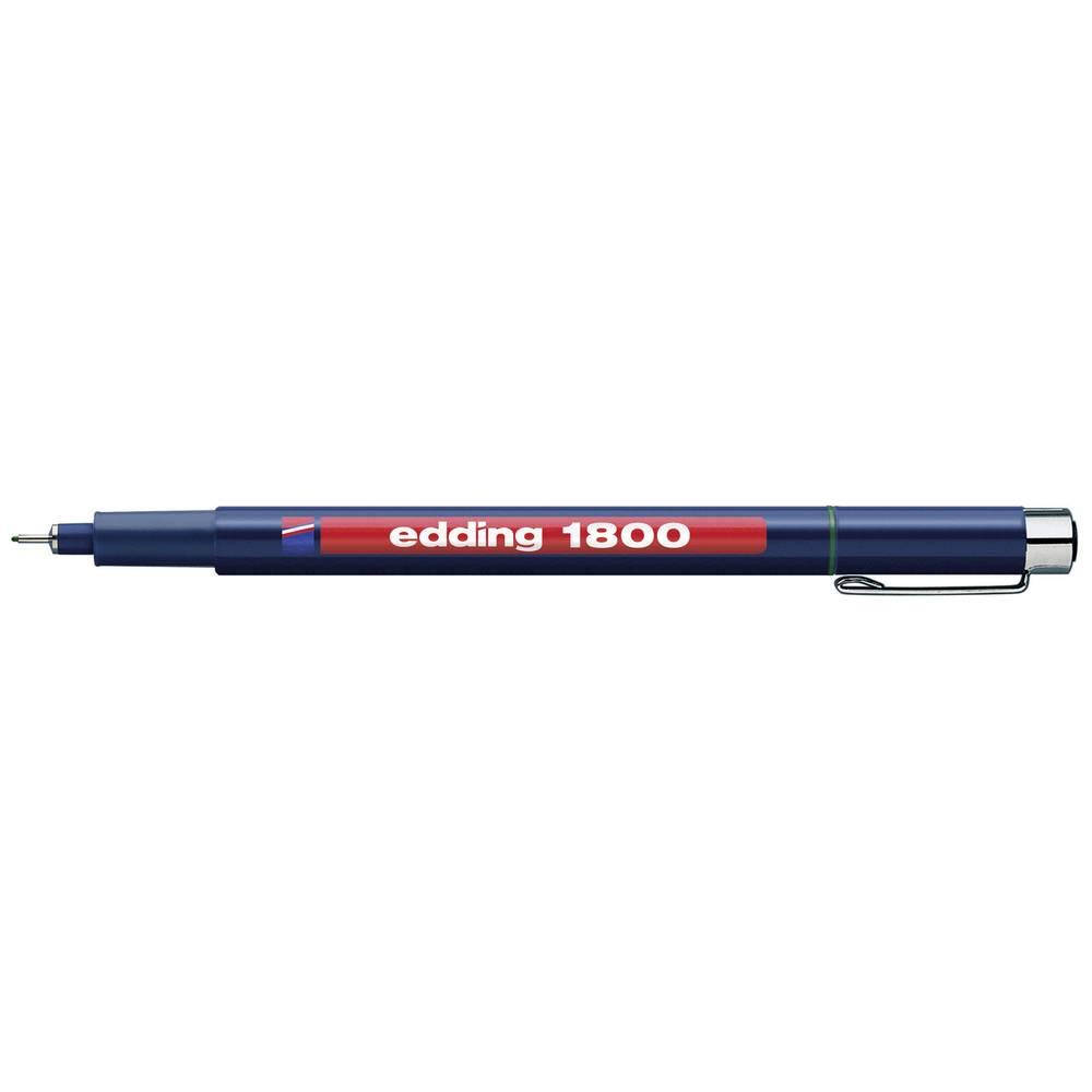 Fineliner Edding 1800 0.25MM - 0.35MM - 0.5MM Zwart Set À 3 Stuks | Kantoorartikel | 711314