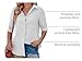 ARJOSA Women's Long/Short Sleeve Button Down Shirts Office Work Business Casual Blouses Tops (X-Large, A White)