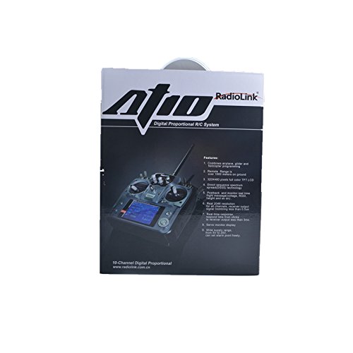 Buy RadioLink AT10 2.4G 10CH Remote Control System mode 2 with R10D