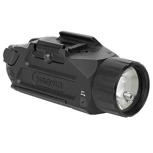 Image of HOLOSUN P.ID-Plus /Dual Series - Pistol Light with Green Laser, Weapon Light, Magnetic USB Charging, IPX8 Waterproof, Picatinny Mount (P.ID-Dual)