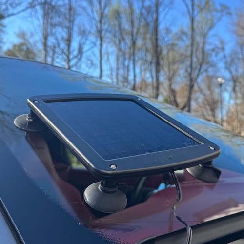 Battery Tender 5 Watt Solar Panel 12V Battery Charger with Charge Controller - IP67 Weatherproof - Windshield Mountable for Motorcycles, Cars, SUVs and Campers - 021-1171 by Battery Tender - Image 2