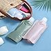 8 Pcs Travel Pouches for Toiletries, 3 oz Leak Proof Empty Squeeze Pouches, Reusable Squeeze Pouch for Shampoo Conditioner Lotion Body Wash