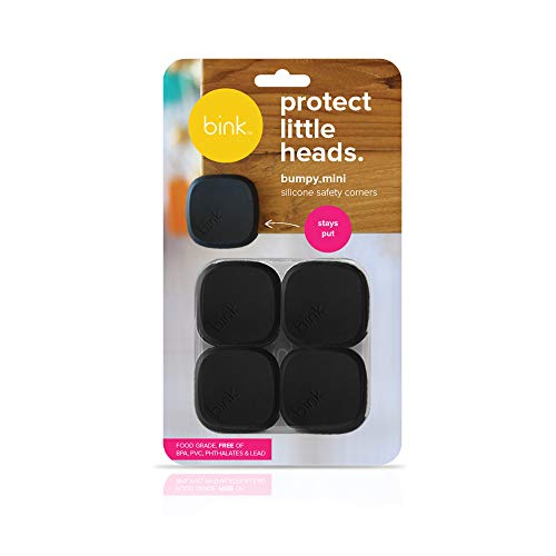 Image of Bink | 100% Silicone Baby Proofing Corner Guards | x4 Pack (Black)