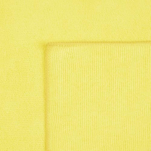 Image of Microfiber Cloth | 360 GSM Thick Lint & Streak-Free Multipurpose Cloths - Automotive Microfibre Towels for Car Bike Cleaning Polishing Washing & Detailing |(40 x 40 cm, Yellow)|Pack of 4