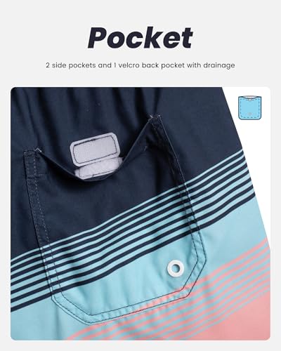 Image of maamgic Mens Swim Trunks Quick Dry Swim Shorts with Mesh Lining Funny Swimwear Bathing Suits 7inch