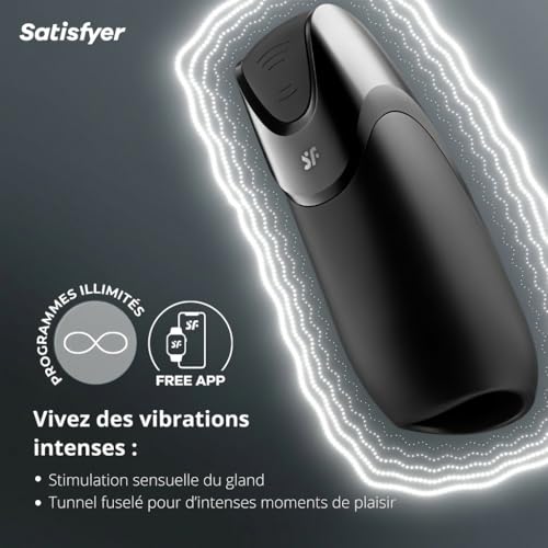 Sex toy homme étanche Satisfyer Men Vibration avec 14 programmes - 2
