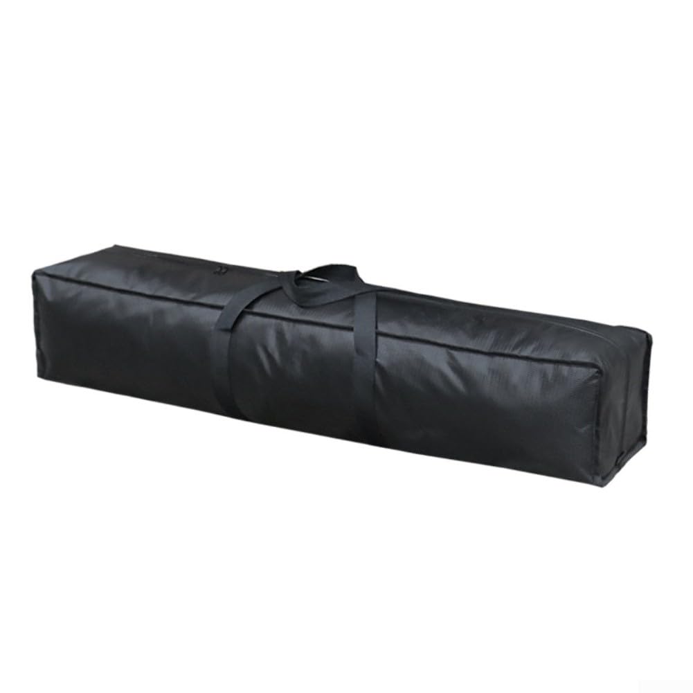 Sac de rangement pour trépied - Longue bande pliable - Pochette de transport pour tapis, couvertures de sol, matériel de photographie, trépieds - Noir - 100 x 25 x 25 cm