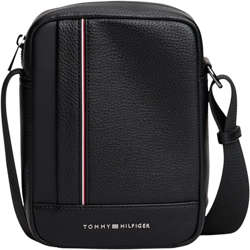 Tommy Hilfiger Th Central Mini Reporter Am0am13632 Crossover Homme Taille unique, Noir (noir), One Size