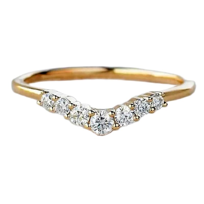 Bague imposante en argent 925 et pierre CZ transparente éclatante pour femme
